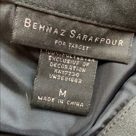 Christmas Black Satin & Velvet Circle Skirt - Picture 6 of 7